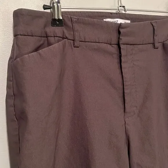 Nine West Women's Gray Classic Stretch Slim Trouser Ankle Pants - Picture 2 of 8